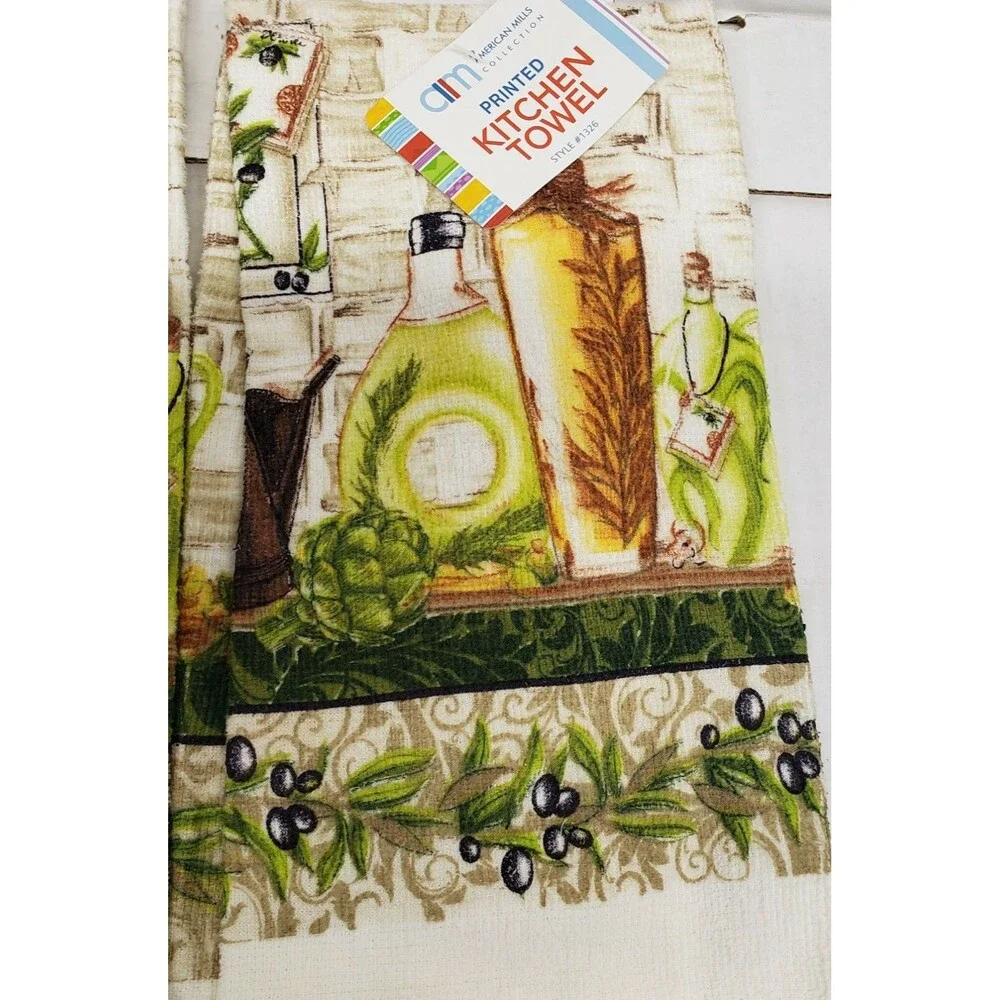 Set of 3 Same Printed Cotton Towels (15